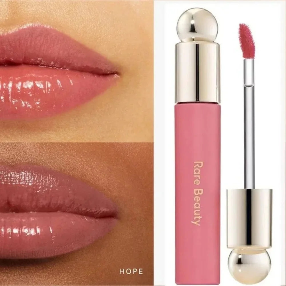 Rare Beauty Lip Gloss Moisturizing and Long-Lasting Lipstick Happy Honesty Hope Serenity Wonder Makeup Lip Gloss With Box