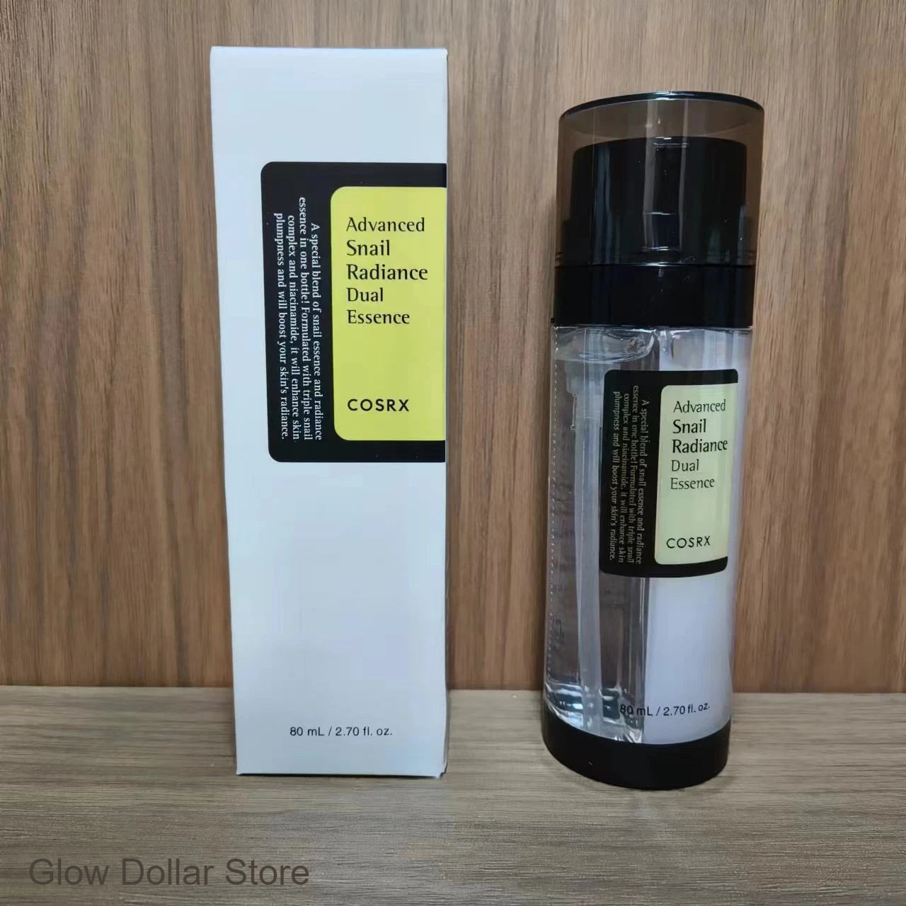 COSRX Niacinamide 5%+Snail Mucin 74% Dual Essence Advanced Snail Radiance Hydrating Anti Aging Face Serum Korean Skin Care 80ml