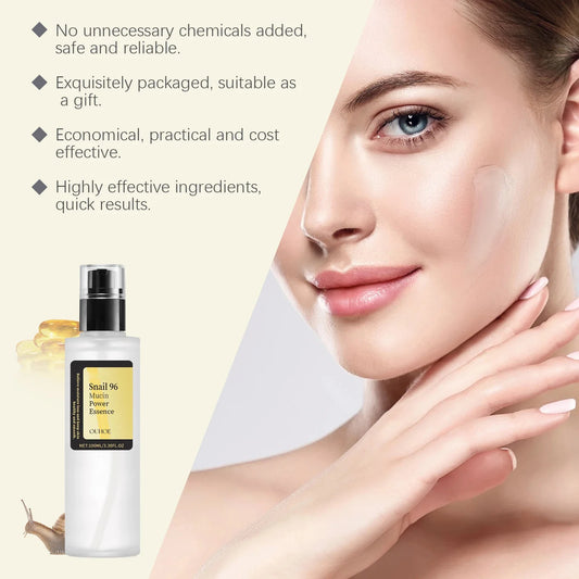 Precious Snail 96 Mucin Power Essence/Cleanser/Cream Moisturizing Smoothing Nourishing Firming Skin Cosmetics Facial Skin Care