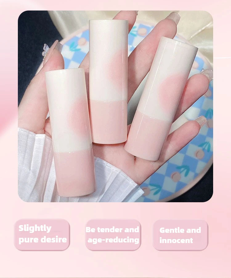 Yunrou Soft Fog Blush Stick - Energetic and Bouncy, Korean Style, Brightening, Dual-Use for Lips and Cheeks