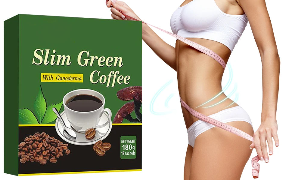 18 Pcs/Box Premium Slim Green Coffee For Weight Loss Super Safe Fast Slim Fat Burning Detoxification Control Appetite Products