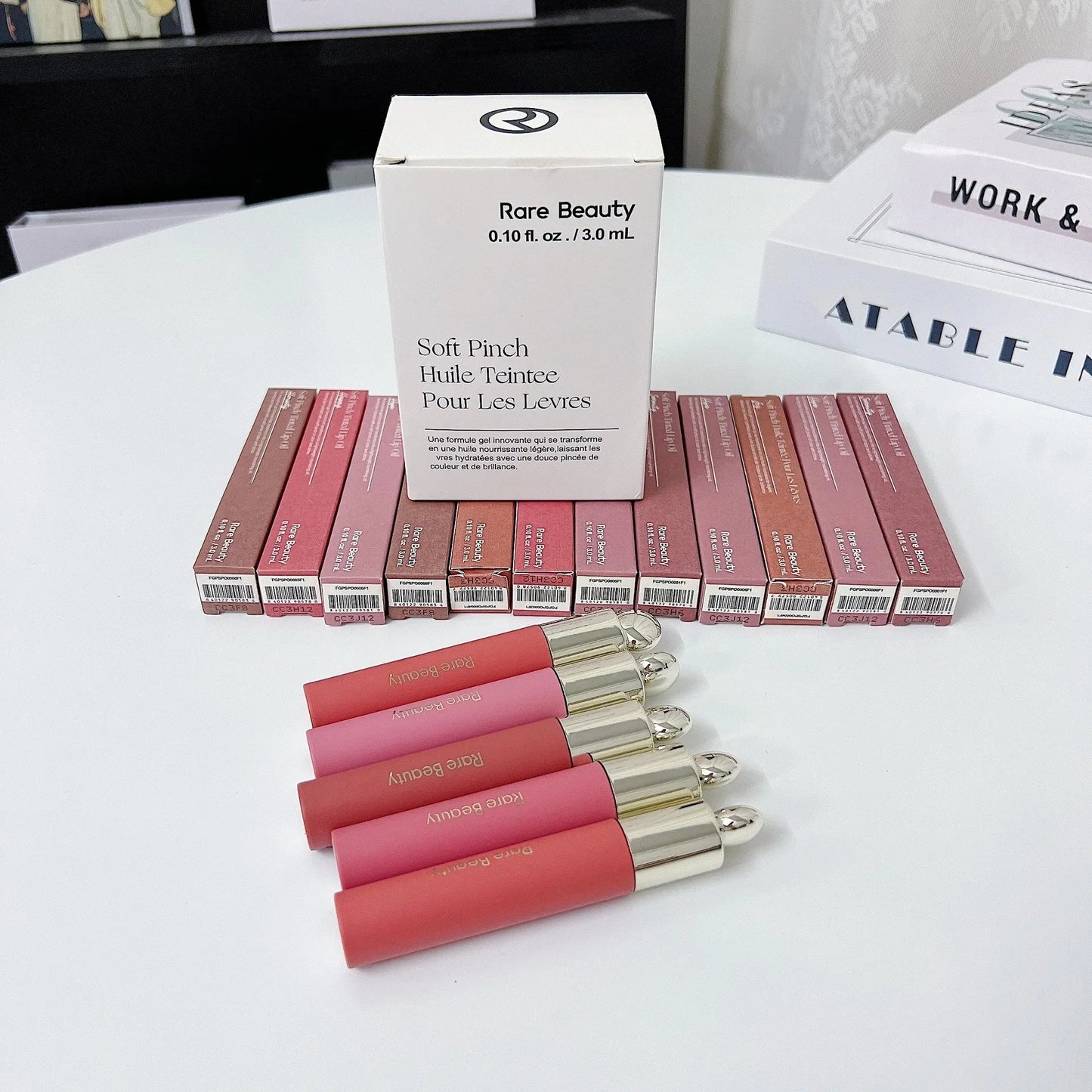 Rare Beauty Lip Gloss Moisturizing and Long-Lasting Lipstick Happy Honesty Hope Serenity Wonder Makeup Lip Gloss With Box