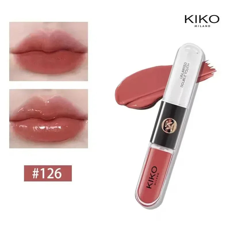 KIKO 3D Liquid Lip Glaze Transparent Lip Gloss Mirror Lipstick Nourishing Glossy Full Lips Not Fading Milk Tea Bean Paste Makeup