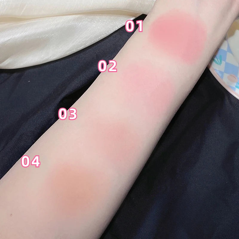 Yunrou Soft Fog Blush Stick - Energetic and Bouncy, Korean Style, Brightening, Dual-Use for Lips and Cheeks