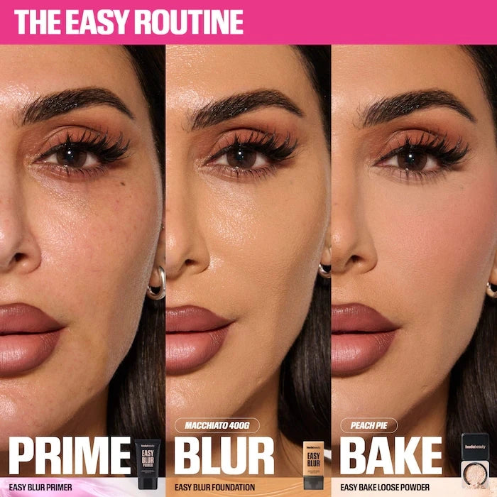 Huda Beauty Easy Blur Liquid Foundation Waterproof Oil Control Moisture Long-lasting Concealer High Coverage Female Cosmetics