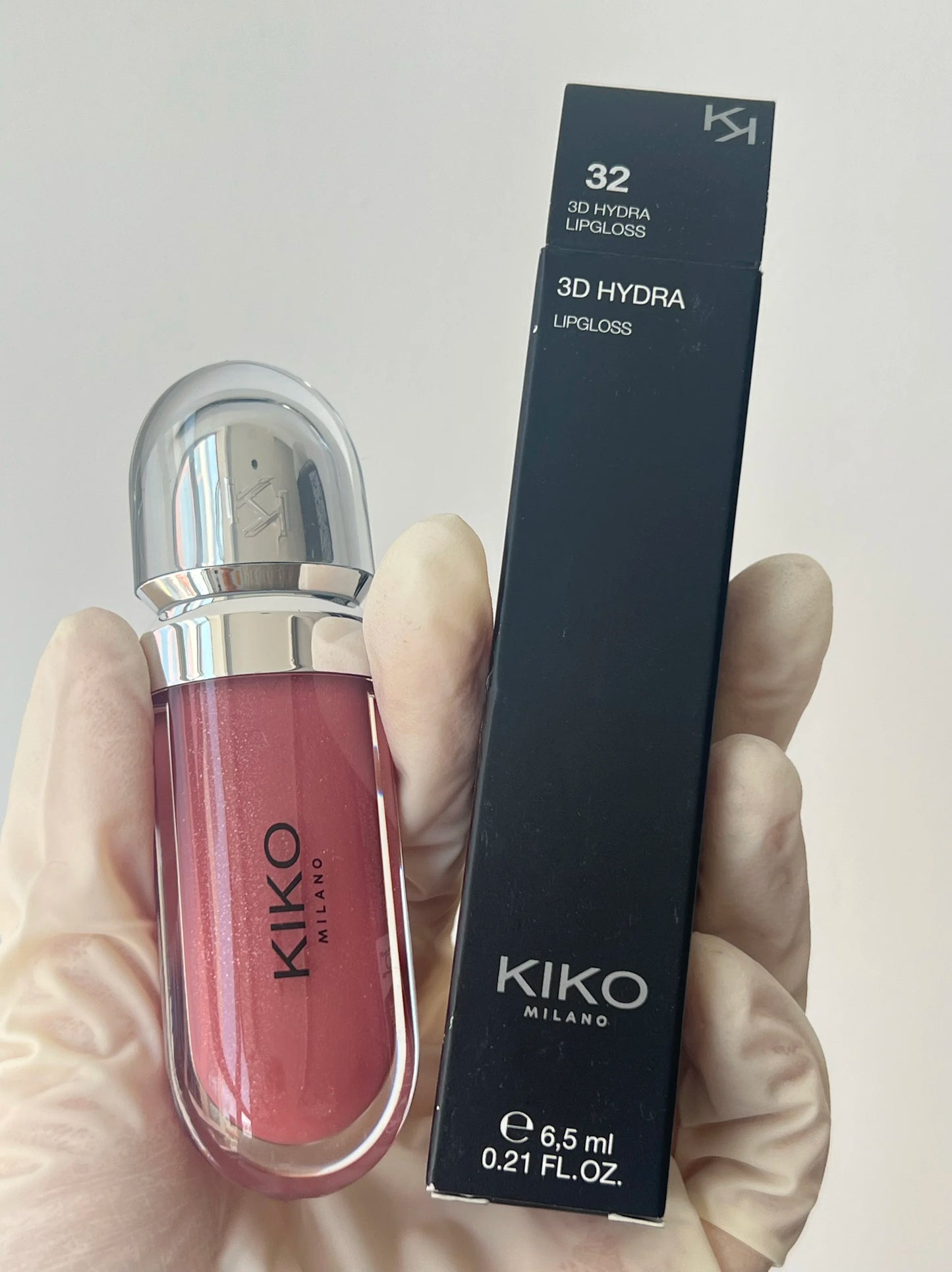 KIKO 3D Liquid Lip Glaze Transparent Lip Gloss Mirror Lipstick Nourishing Glossy Full Lips Not Fading Milk Tea Bean Paste Makeup