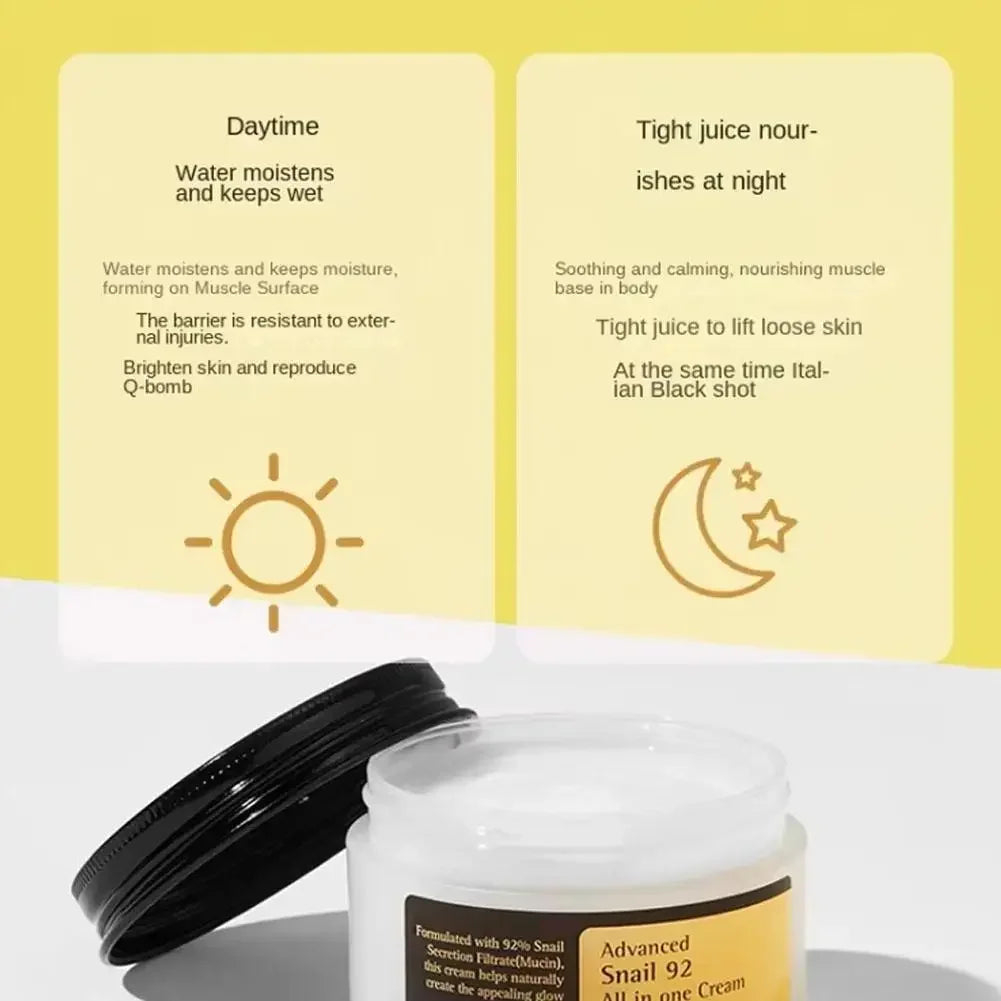 Cosrx Advanced Snail 96 Mucin Power Repair Essence Toner Cream Hyaluronic Acid Moisturizing Nourishing Brightening Skin Care