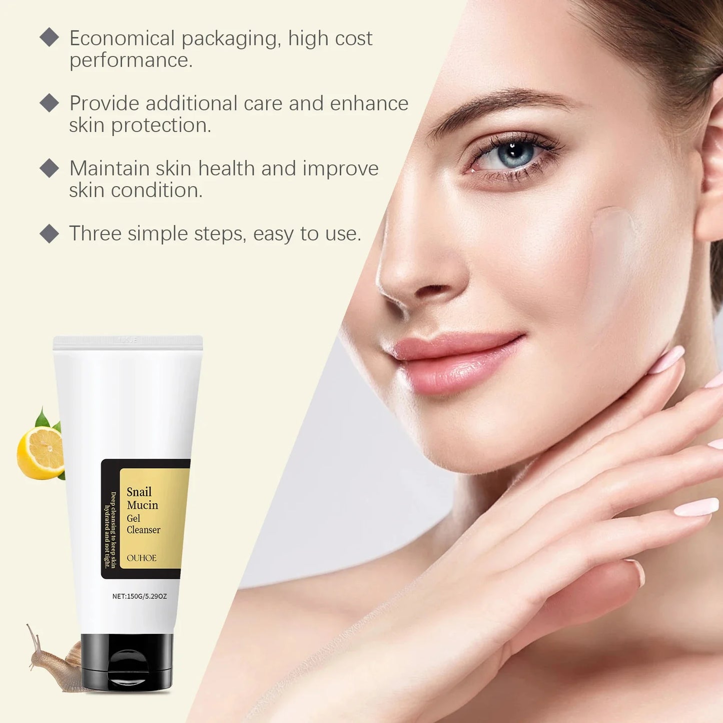 Precious Snail 96 Mucin Power Essence/Cleanser/Cream Moisturizing Smoothing Nourishing Firming Skin Cosmetics Facial Skin Care