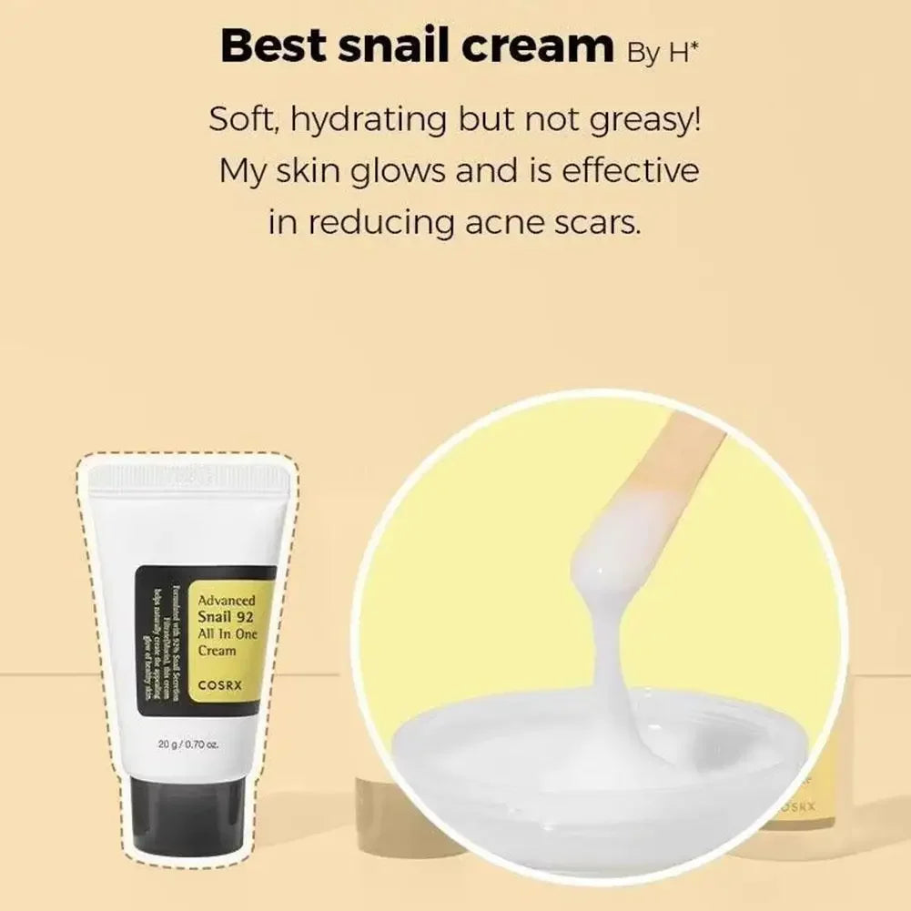 Cosrx Advanced Snail 96 Mucin Power Repair Essence Toner Cream Hyaluronic Acid Moisturizing Nourishing Brightening Skin Care