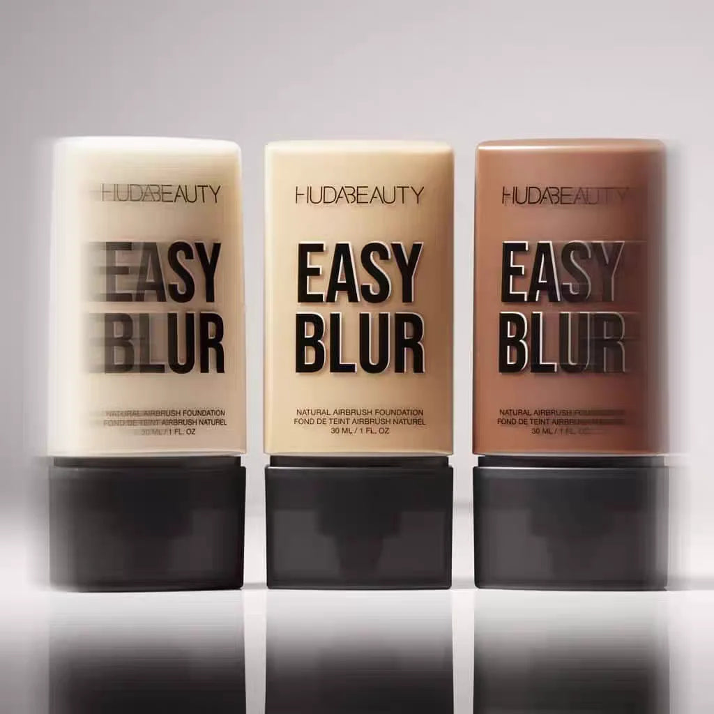 Huda Beauty Easy Blur Liquid Foundation Waterproof Oil Control Moisture Long-lasting Concealer High Coverage Female Cosmetics