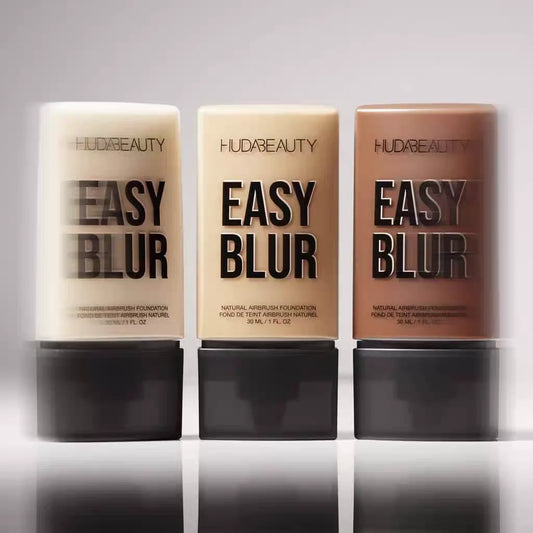 Huda Beauty Easy Blur Liquid Foundation Waterproof Oil Control Moisture Long-lasting Concealer High Coverage Female Cosmetics