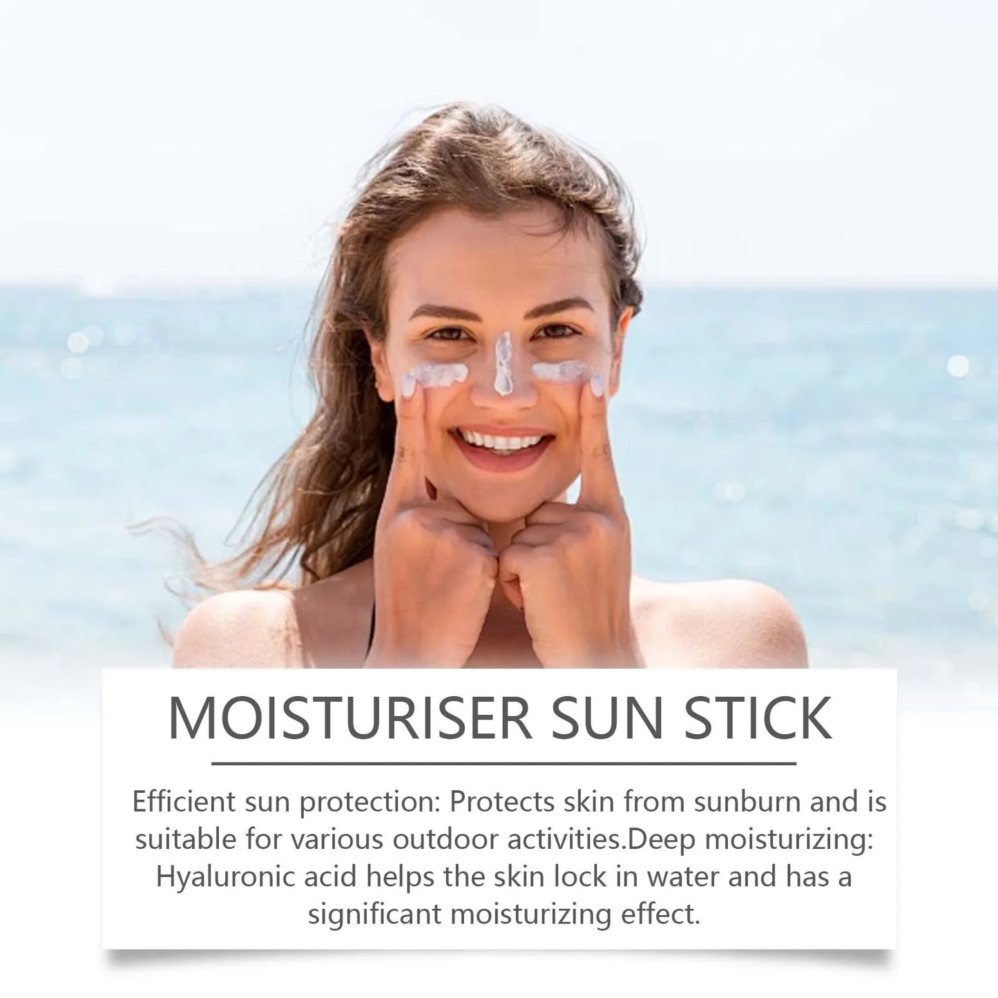 SPF 50+ Sunscreen Lotion Cream Long-Lasting Sun Protection Lightweight Non-Greasy Sun Block Prevent Sunburn Face Body Skin Care