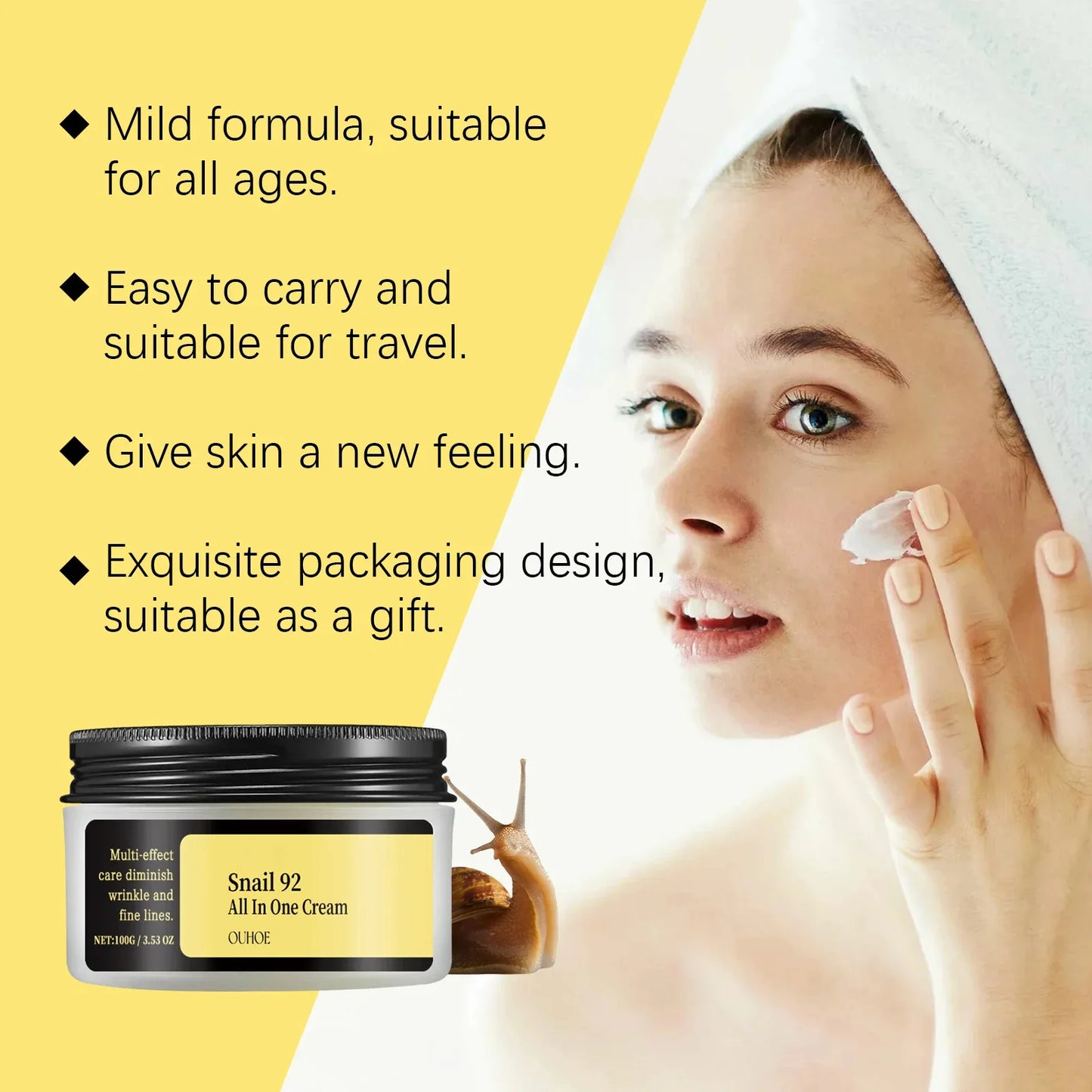 Precious Snail 96 Mucin Power Essence/Cleanser/Cream Moisturizing Smoothing Nourishing Firming Skin Cosmetics Facial Skin Care